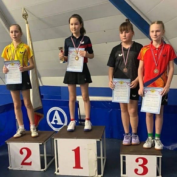 В соревнованиях по настольному теннису подольские спортсмены завоевали призовые места