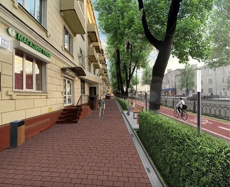 Работы по благоустройству пешеходного маршрута от станции МЦД Подольск до территории квартала «Зингер» стартовали