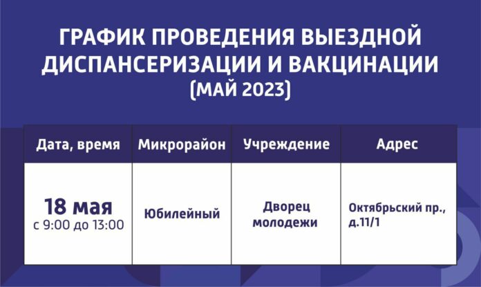 Пройти диспансеризацию сегодня можно во Дворце молодежи Подольска