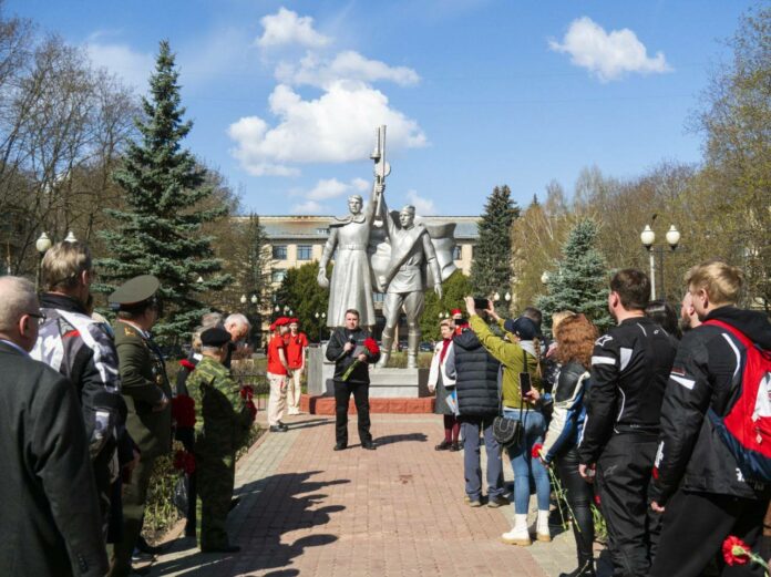 Мотопробег в честь 77-летия Великой Победы состоялся в Подольске