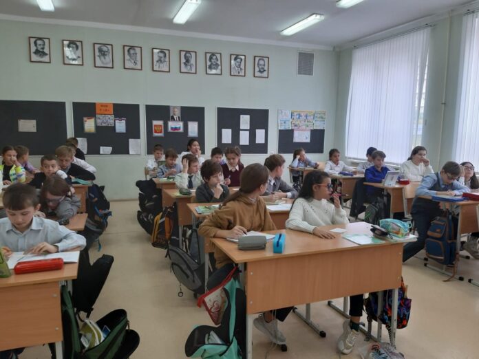 В школе №32 г. Подольска прошел классный час на тему ЗОЖ