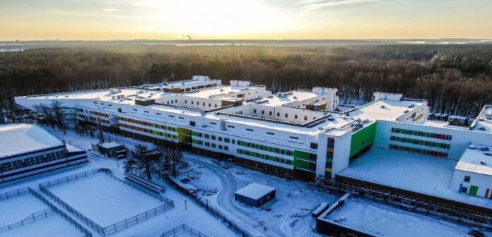 Строительство Федерального детского реабилитационного центра в Подольске завершаются внутренние отделочные работы