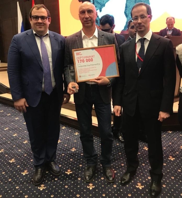 Олег Четвериков удостоен премии «Живу спортом»