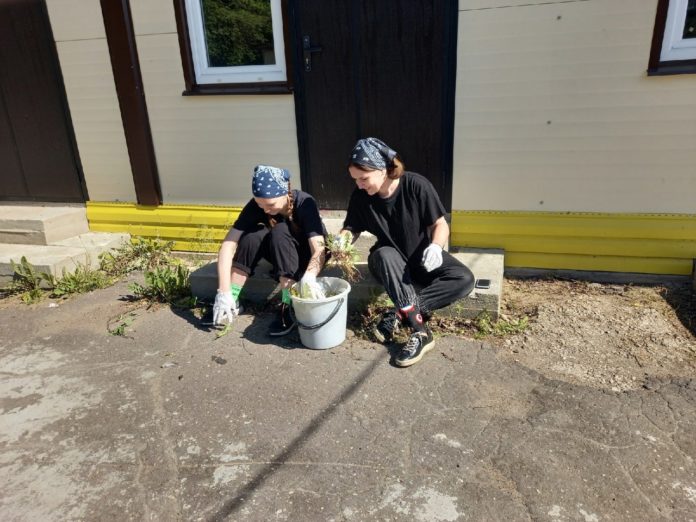 Летние трудовые бригады продолжают свою деятельность в Большом Подольске