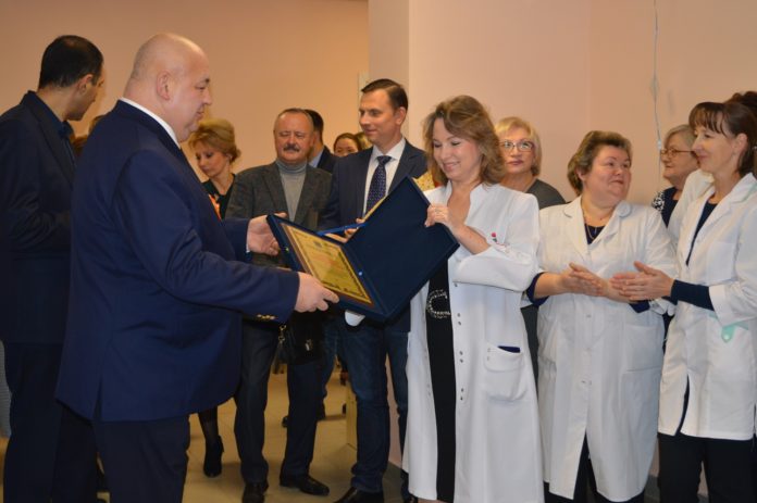 На территории Подольской районной больницы состоялось открытие онкодиспансера