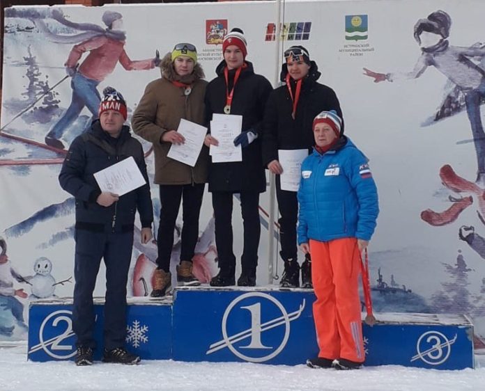 Спортсмены округа в числе лучших на первенстве Московской области по лыжным гонкам