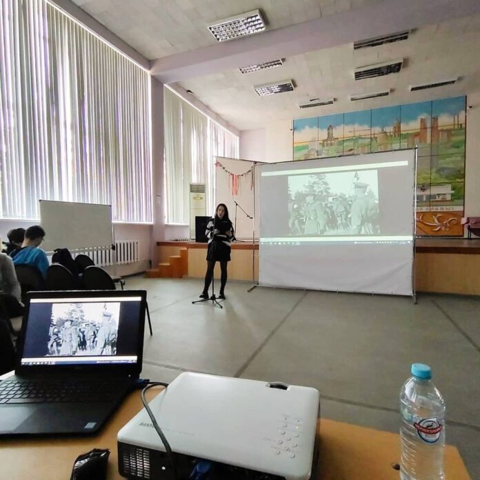 Лекция о подвиге Подольских курсантов состоялась для студентов колледжа им. А.В. Никулина