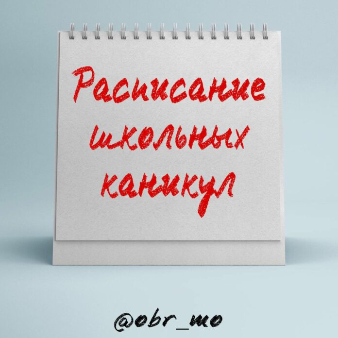 Школьники будут учиться и отдыхать по единому региональному графику