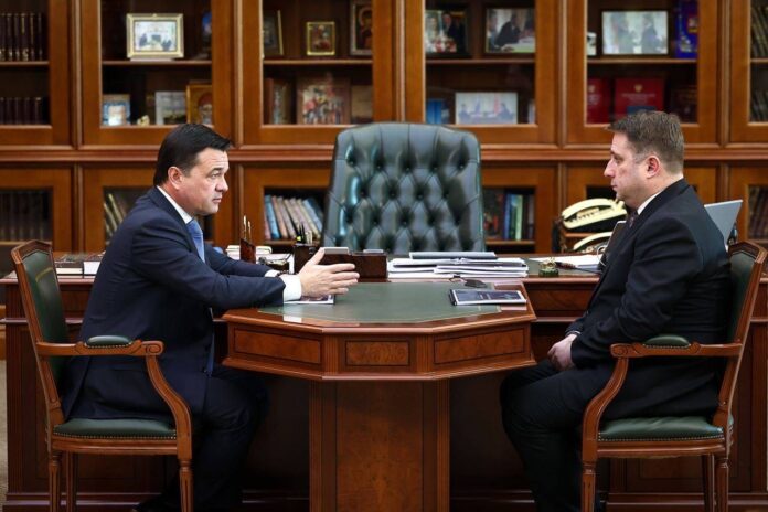 Губернатор Андрей Воробьев обсудил планы развития Подольска с главой округа Дмитрием Жариковым