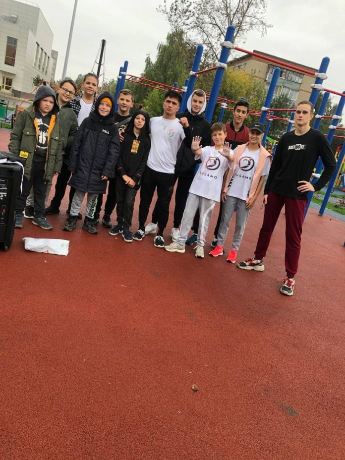 Воркаут площадку открыли на территории школы № 36 в округе