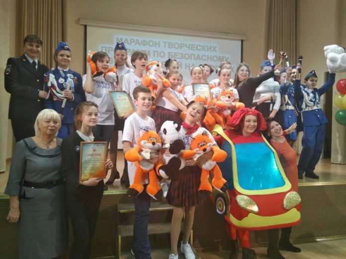 Отряд ЮИД подольской школы №29 занял третье место в областном фестивале