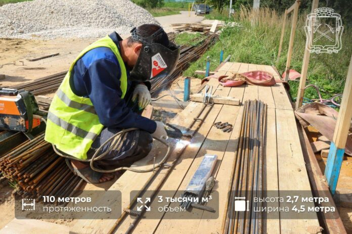 Плотину в деревне Бережки реконструируют