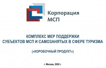 Меры поддержки субъектов МСП и самозанятых в сфере туризма