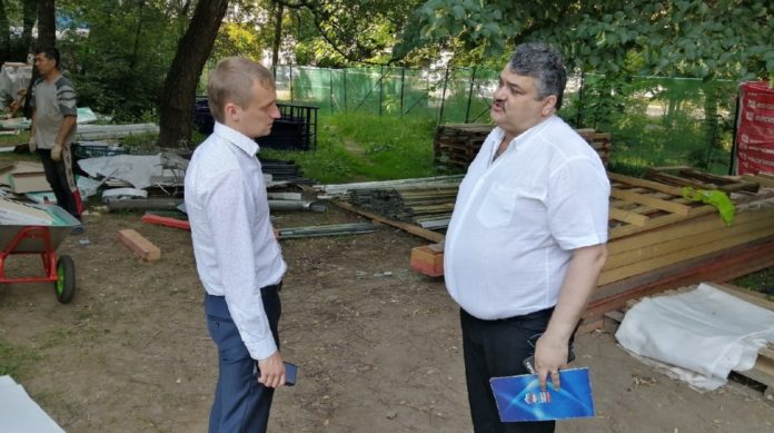 Депутат Городского округа Подольск проверил ход выполнения работ