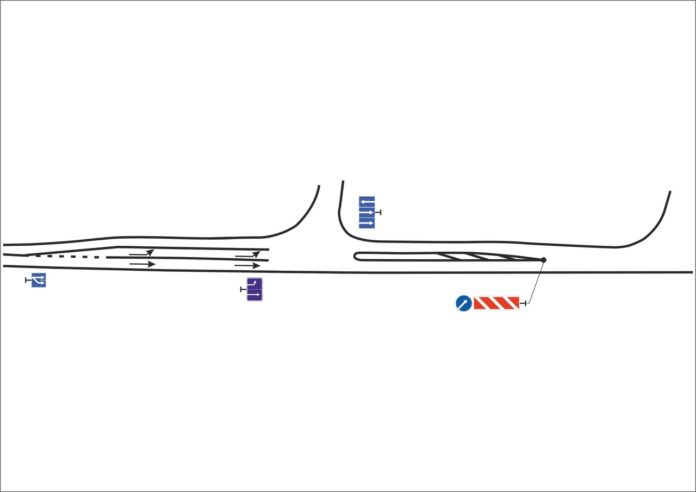 Ведутся подготовительные работы по реорганизации дорожного движения на улице Железнодорожная в районе путепровода по...