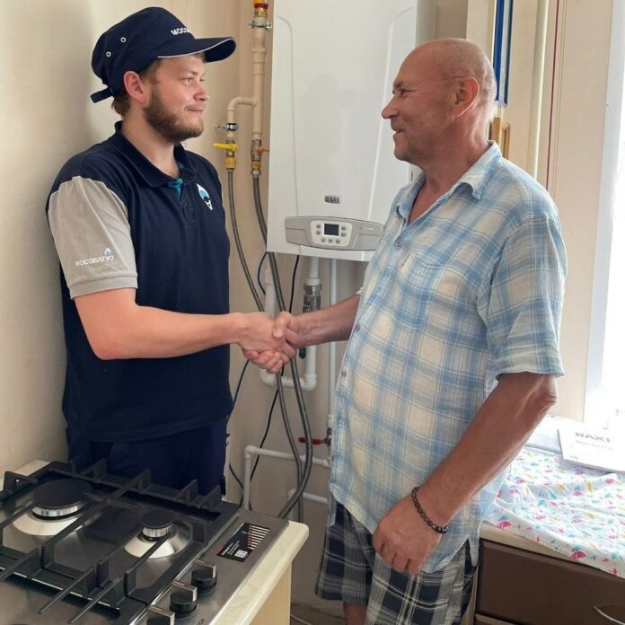 Еще одно домовладение в мкр. Климовск газифицировано по программе социальной газификации