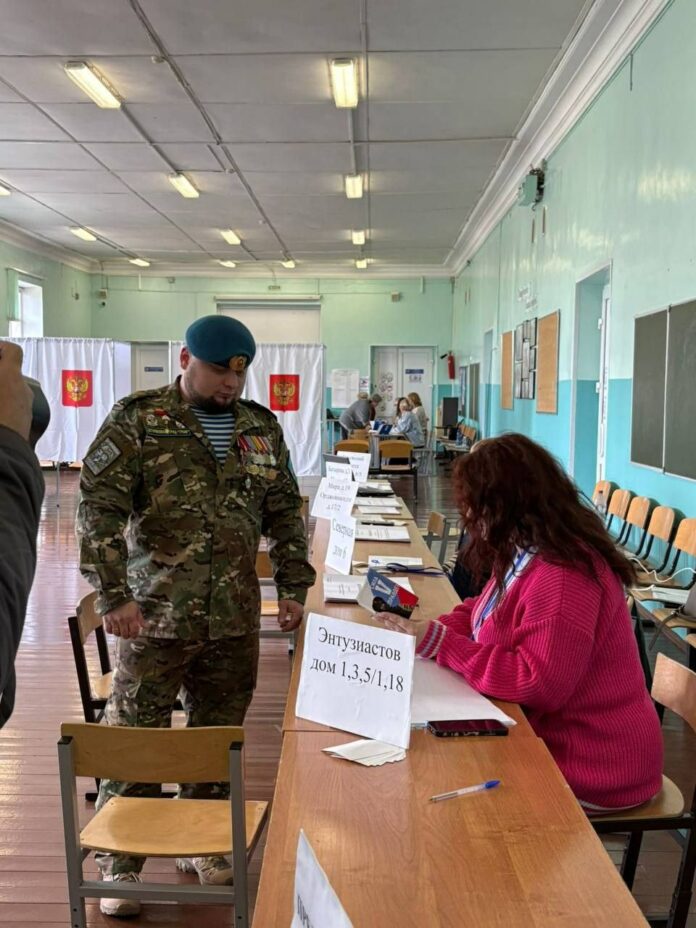 Патриотизм в действии: ветеран СВО проголосовал на выборах