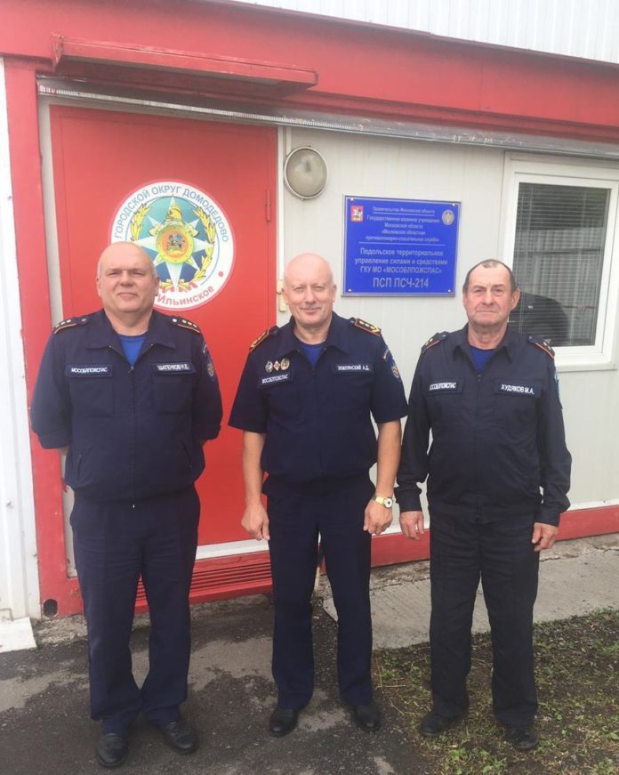 Огнеборец из Подольска встретил свой 70-летие