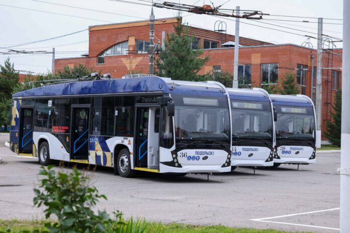 В Подольске приобрел три новых троллейбуса