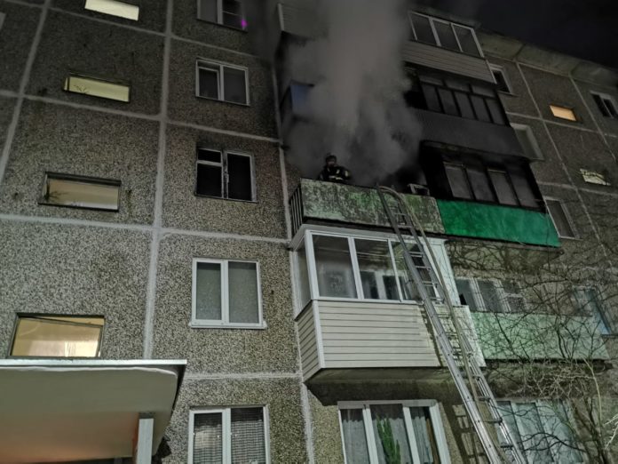 На улице Юбилейной произошел пожар