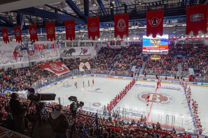 Матч с московским «Спартаком» хоккеисты подольского «Витязя» посвятили памяти подвига Подольских курсантов