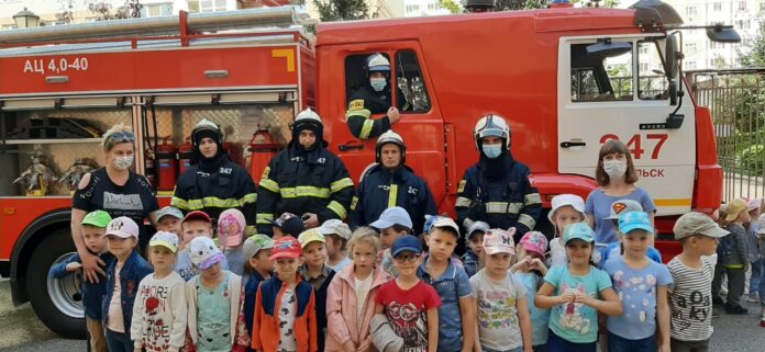 Возобновились практические занятия по пожарной безопасности в ДОУ Подольска