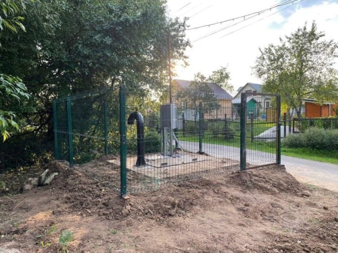 В д. Коледино МУП «Водоканал» Подольска завершил реконструкцию двух мини-КНС