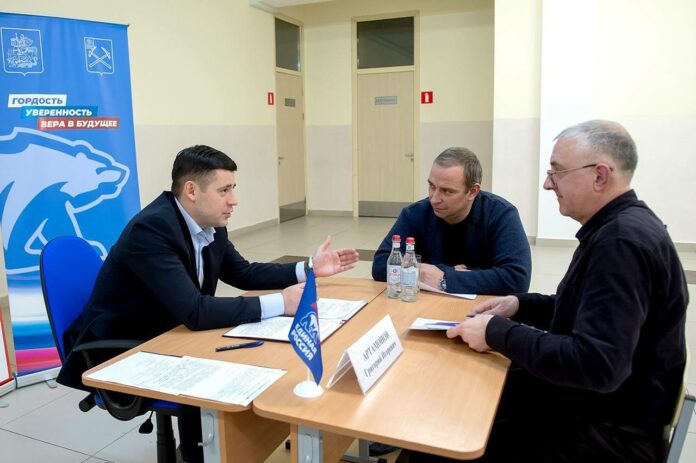 Сегодня «выездная администрация» состоялась в мкр. Кузнечики Г.о. Подольск