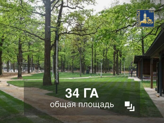 Реконструкция парка «Дубрава» в Климовске приближается к финалу