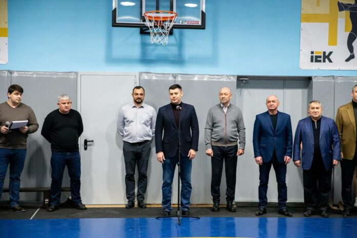 Торжественное открытие обновленного зала по греко-римской борьбе