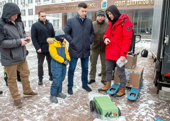Робототехнический комплекс для эвакуации раненых отправлен из Подольска в зону СВО