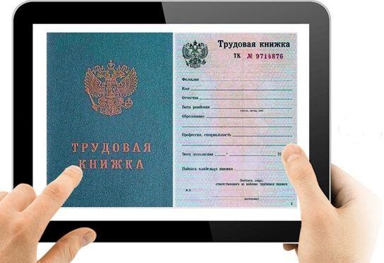 Формирование электронных трудовых книжек россиян началось с 1 января 2020 года