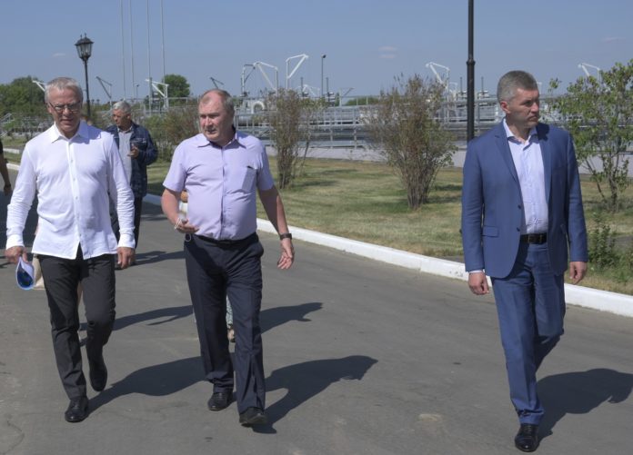 Вячеслав Фетисов ознакомился с работой реконструированных очистных сооружений Городского округа Подольск