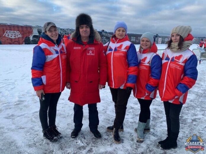 В организации работы выставки «Поезд Победы» приняли участие подольские волонтеры