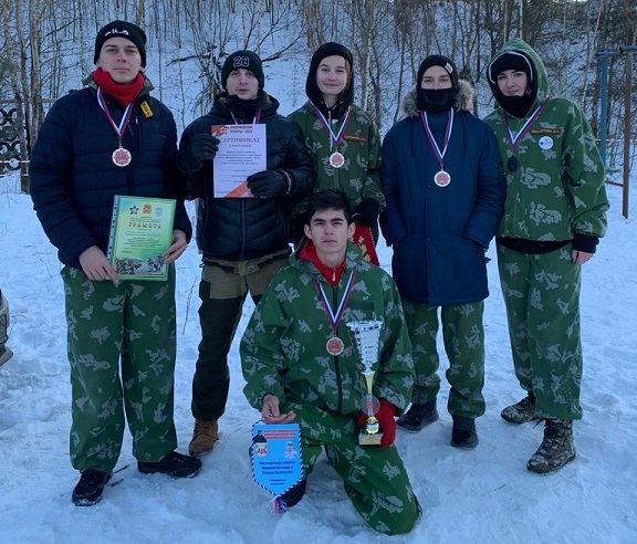Отряд «Память» в числе призеров на соревнованиях «Юнармейские старты-2020»