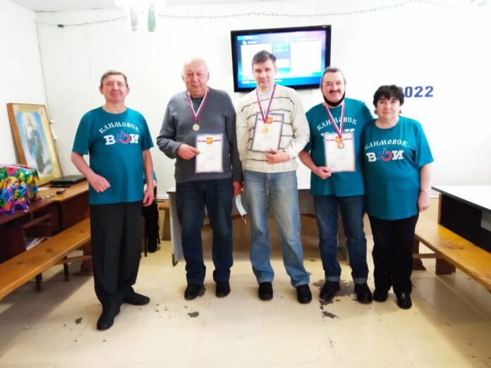 Соревнования по игре жульбак состоялись для участников ВОИ в Климовске