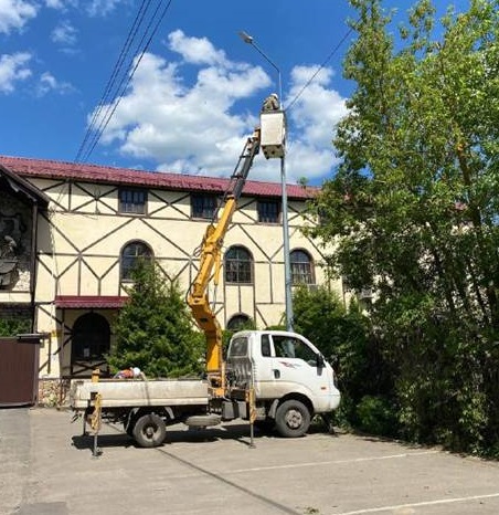 Продолжаются работы по реализации проекта «Светлый город» в Городском округе Подольск