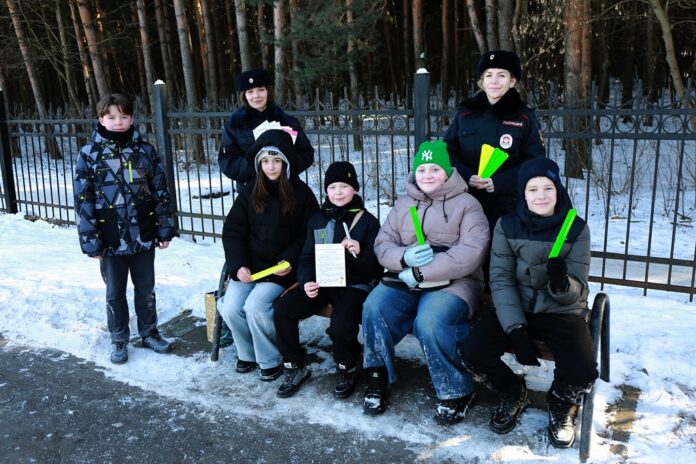 Сотрудники Госавтоинспекции в Подольске побеседовали с местными жителями о безопасности дорожного движения