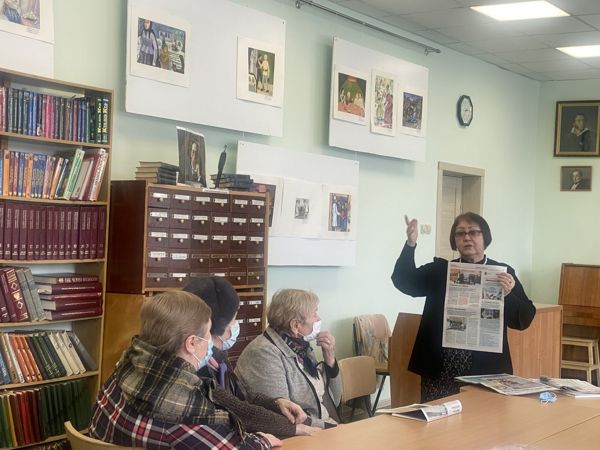 В библиотеке № 28 состоялась встреча с участниками «Активного долголетия»