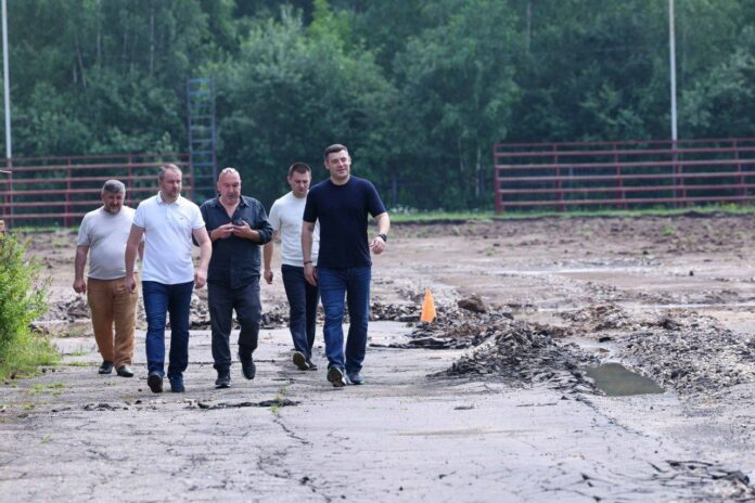 Спортивный объект в микрорайоне Львовский модернизируют по народной программе ЕР