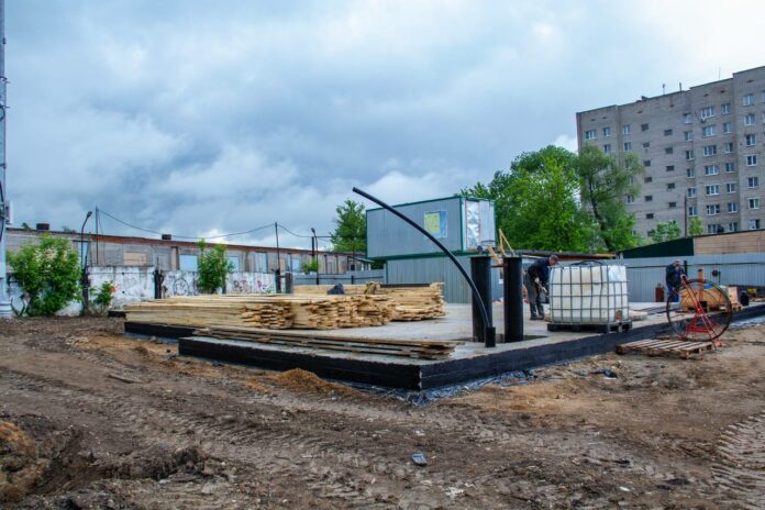 Продолжается строительство котельной на Силикатной