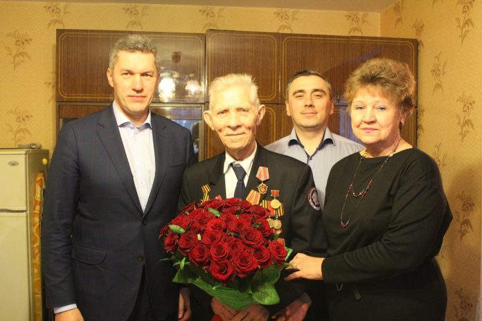 Ветерана подольчанина Валерия Павловича Репина поздравили с  95-летним юбилеем