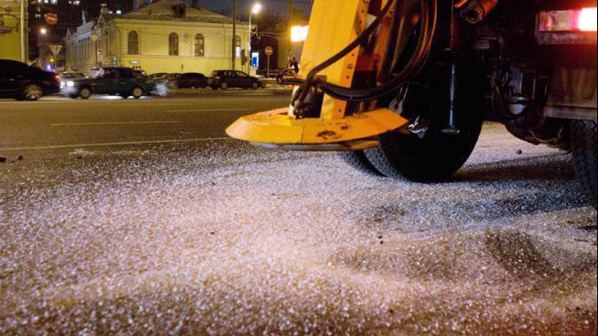 Водителей Подольска предупредили о гололедице