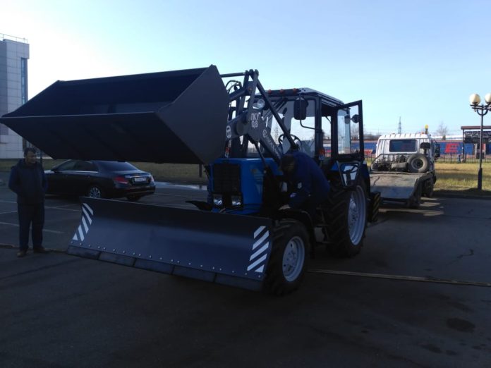 Новую технику для уборки снега приобрели в УСЦ «Юность» Городского округа Подольск