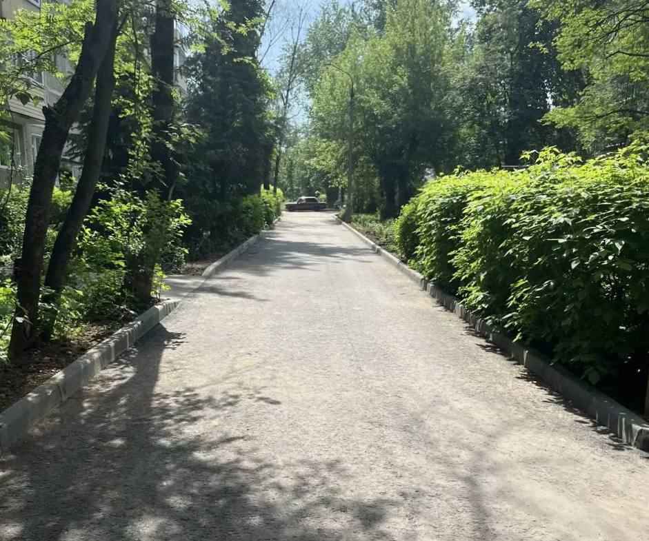 Завершено благоустройство девяти подольских дворов 