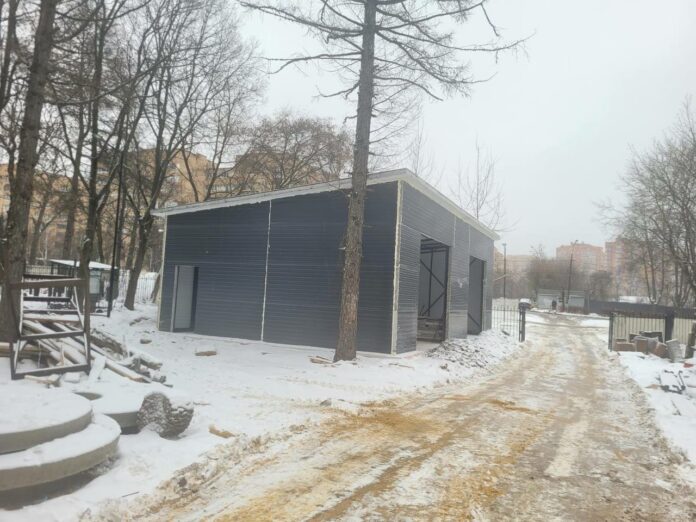 В парке «Дубрава» в Подольске продолжается благоустройство