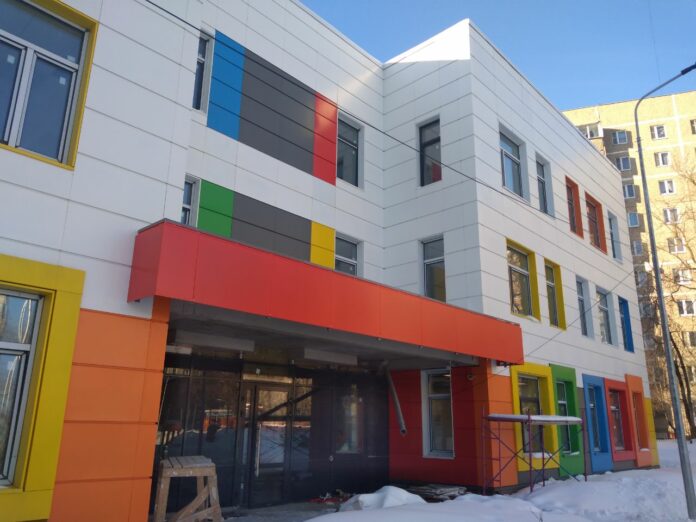 Детсад на улице Вокзальной в Подольске планируют достроить к 1 сентября