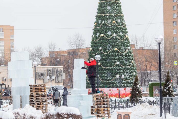 25 декабря откроется II Фестиваль ледяных скульптур «Сказки планеты Земля» в сквере Поколений Подольска