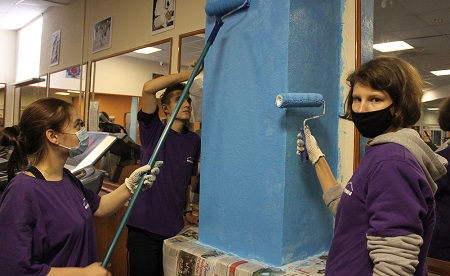 В Большом Подольске работают подростковые трудовые бригады