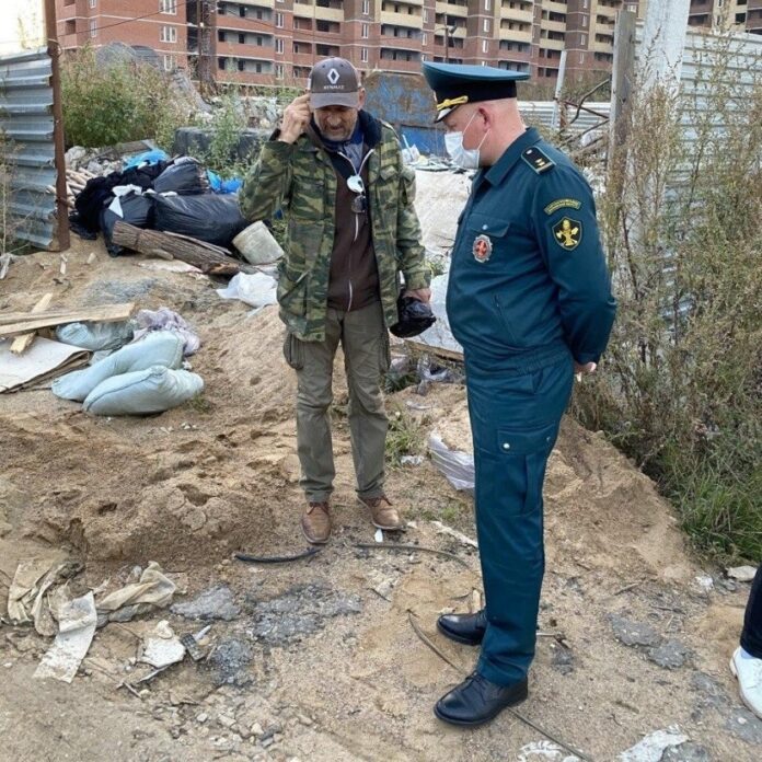 Главгосстройнадзор провел встречу с жителями Подольска по вопросу навалов мусора на заброшенной стройплощадке